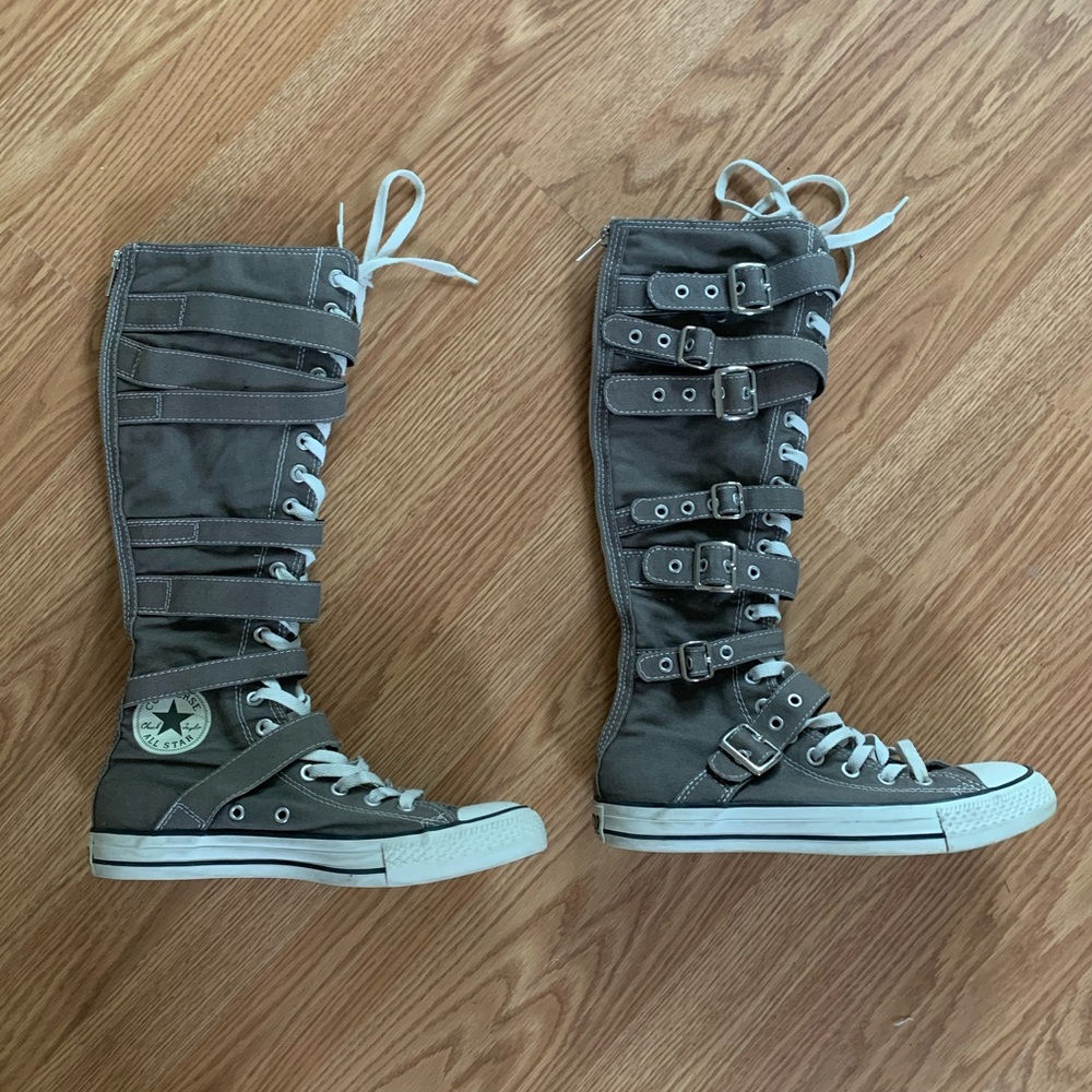 Buckle Up Knee High Converse Chuck Taylor